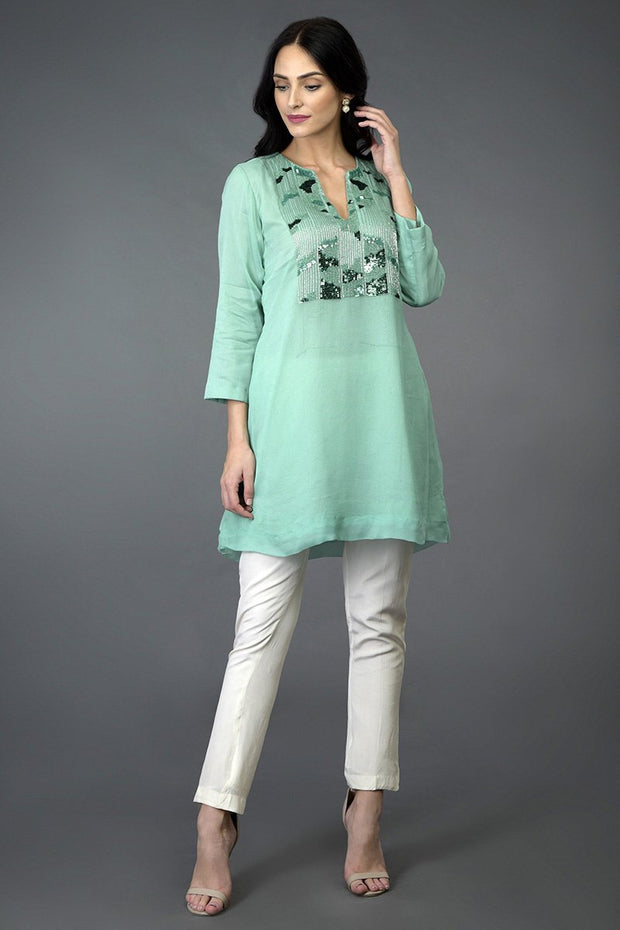 MINT DESIRE TUNIC TOP