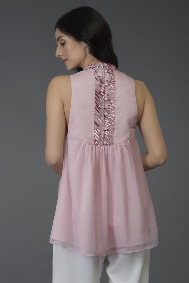 PRESSED ROSE TUNIC TOP